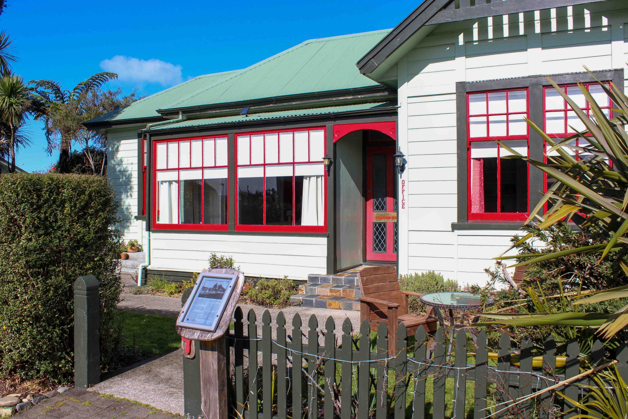 Front View of The Station House Motel, Golden Bay