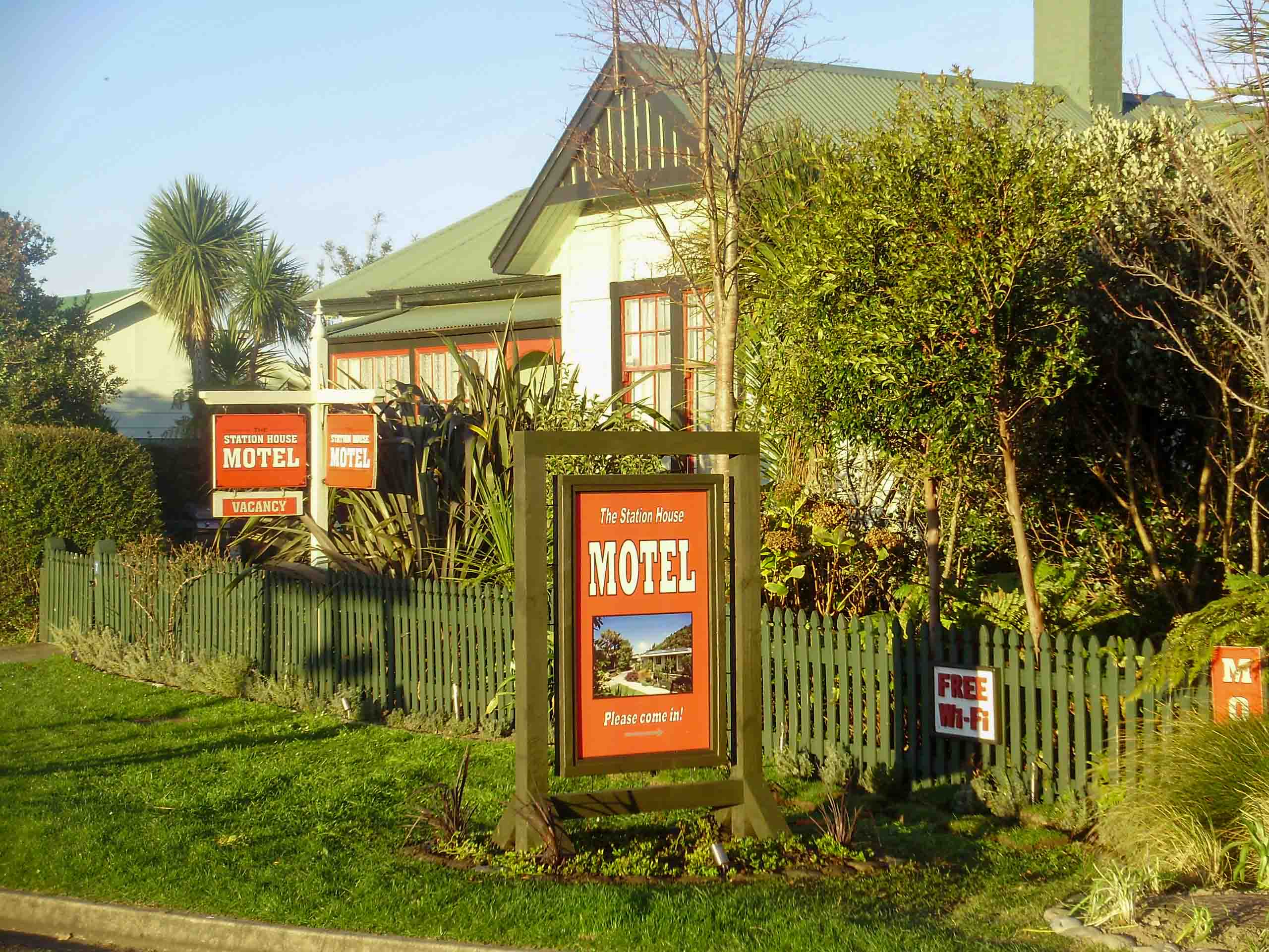 Front View of The Station House Motel