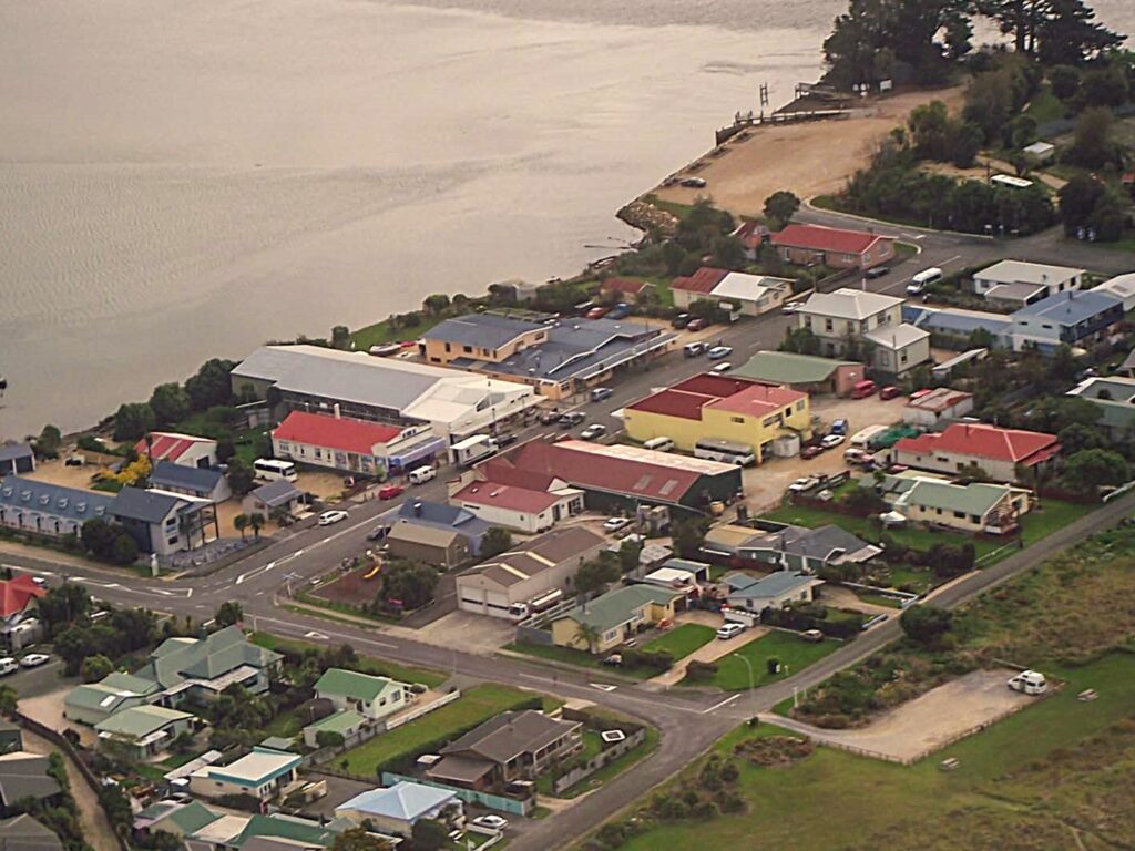 Ariel View of Collingwood in Golden Bay